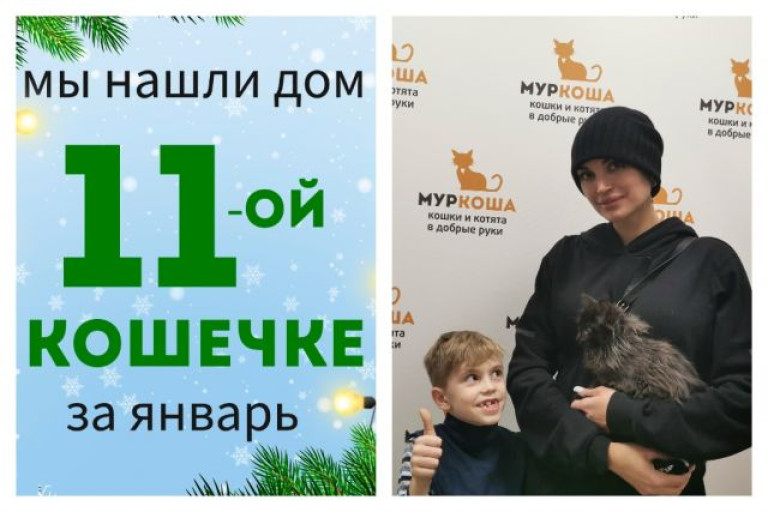 Малышка Тимка нашла дом за полтора месяца!