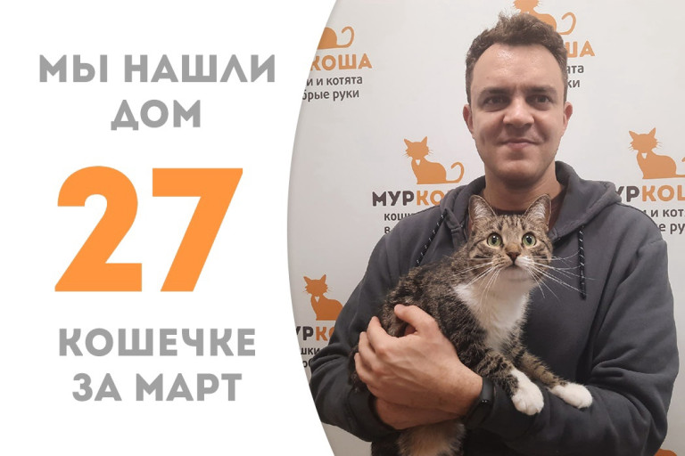 Кошечка Менхита встретила надёжного друга!