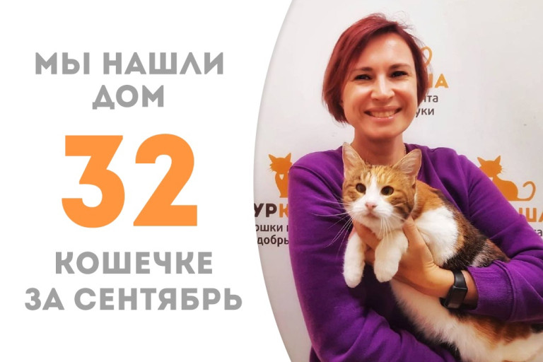 Пятилетняя кошечка Мрия вновь стала домашней! 