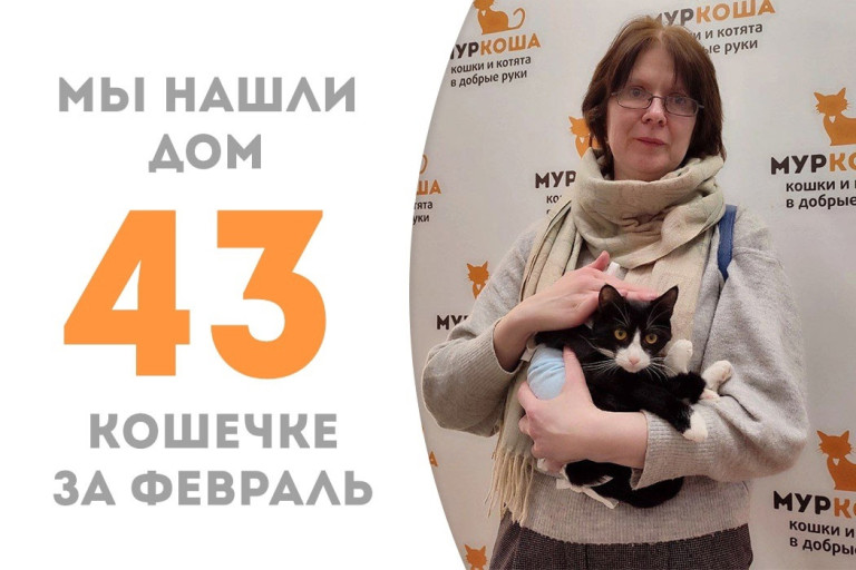 Кошечка Севара стала домашней всего за месяц!