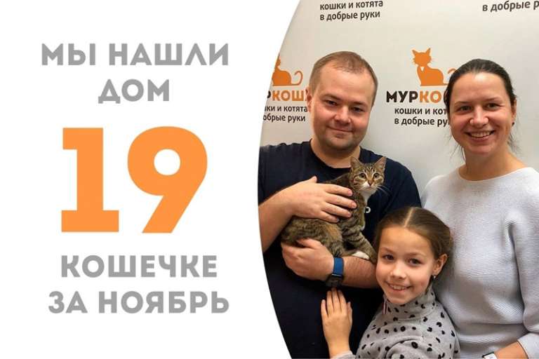 Милая Семочка обрела дружную семью на четвёртый день пребывания в приюте!