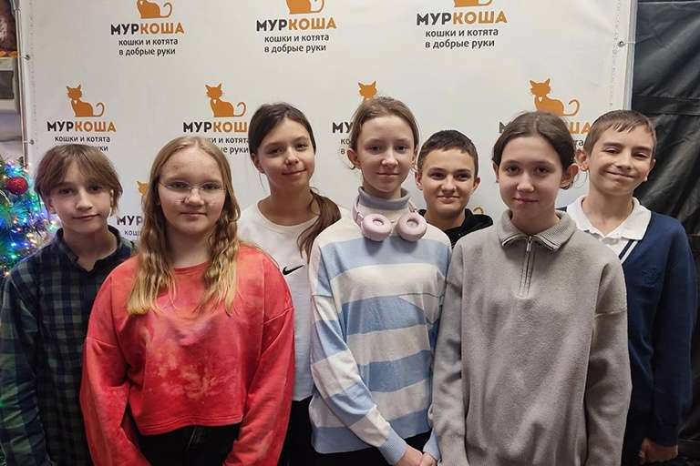Творчество детей для котиков приюта от ГБОУ «Школа №956»