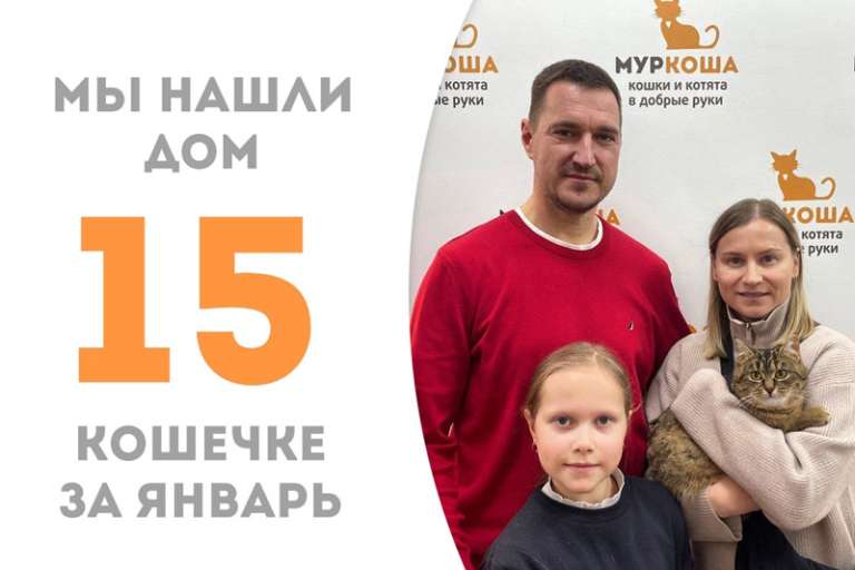 Мудрейшая Фиора, не пробыв в приюте и месяца, обрела семью!