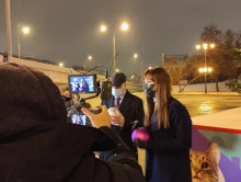 Открытие Новогодней ёлки с фотографиями питомцев на станции МЦК Лужники!