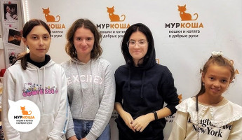 Волонтеры и школьники в гостях у "МУРКОШИ"