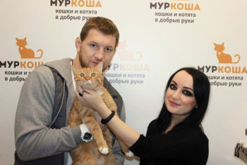 Владимир Минеев в гостях у приюта "Муркоша"