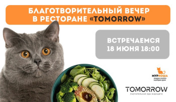 Благотворительный вечер в ресторане "Tomorrow" 