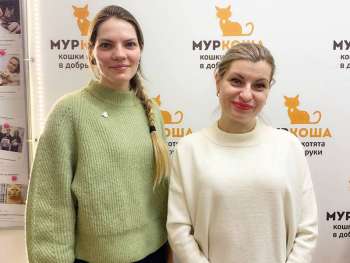 Гости "Муркоши". Волонтёр благотворительного фонда «Планета кошек»