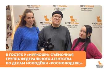 Гости "Муркоши". Съёмочная группа "Росмолодёжь"