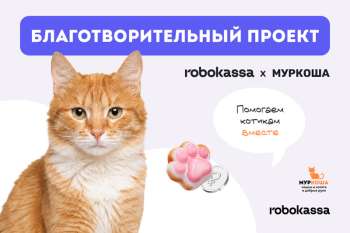 Robokassa помогает котикам приюта!